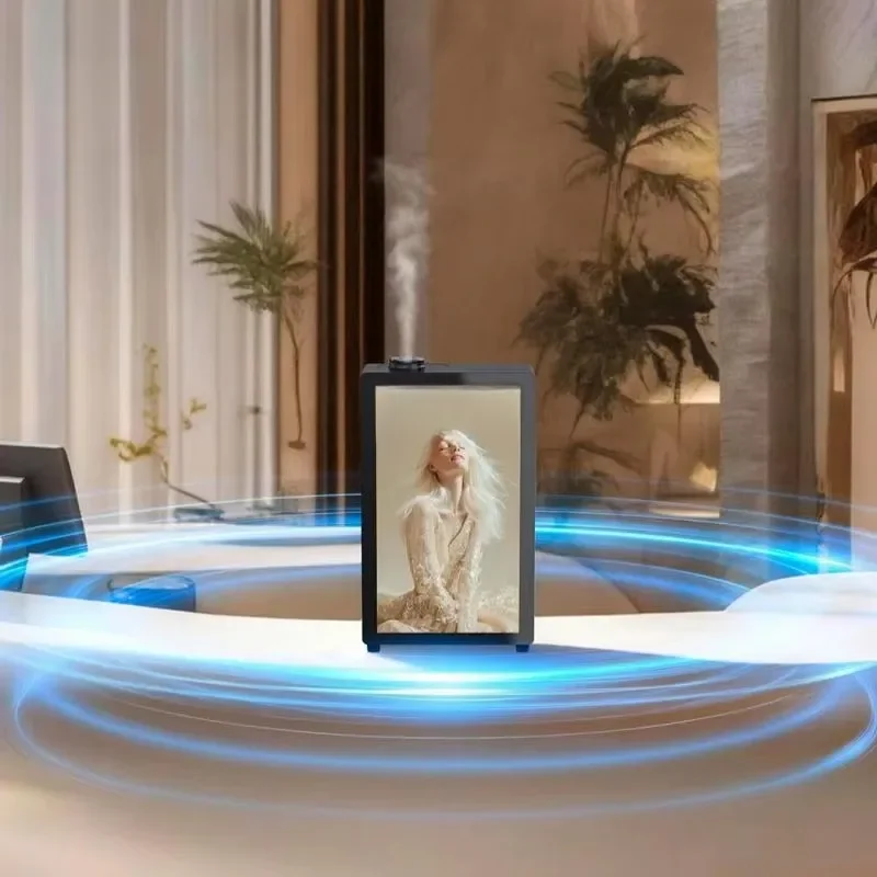 Hotel Lobby Large Capacity HVAC Diffuser Air Fragrance Electric Perfume Machine Commercial Aroma Diffuser with HD Screen