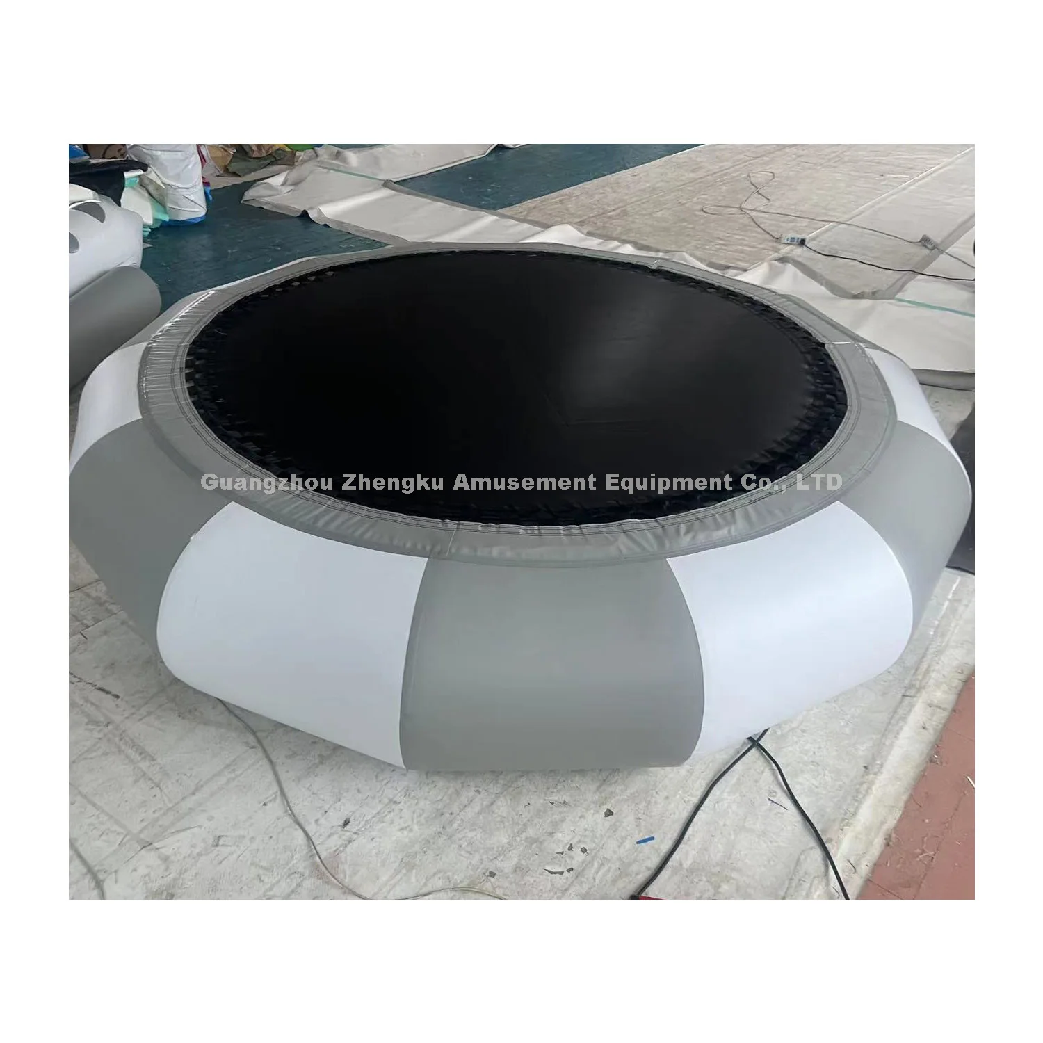 

10ft Pvc Tarpaulin Inflatable Water Trampoline Lake Floating Trampoline with air Pumppromote sales