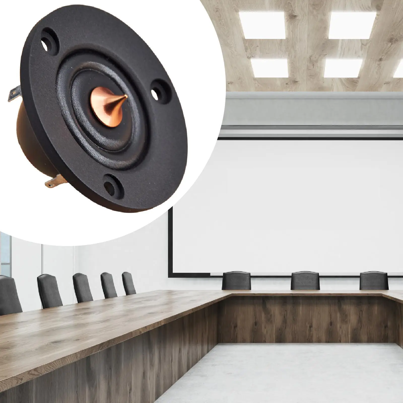 

Silk Film Dome Tweeter Speaker Professional Replacement 4ω 30W HiFi Sound for Vehicles Stages Automotive Music Shop Enthusiasts