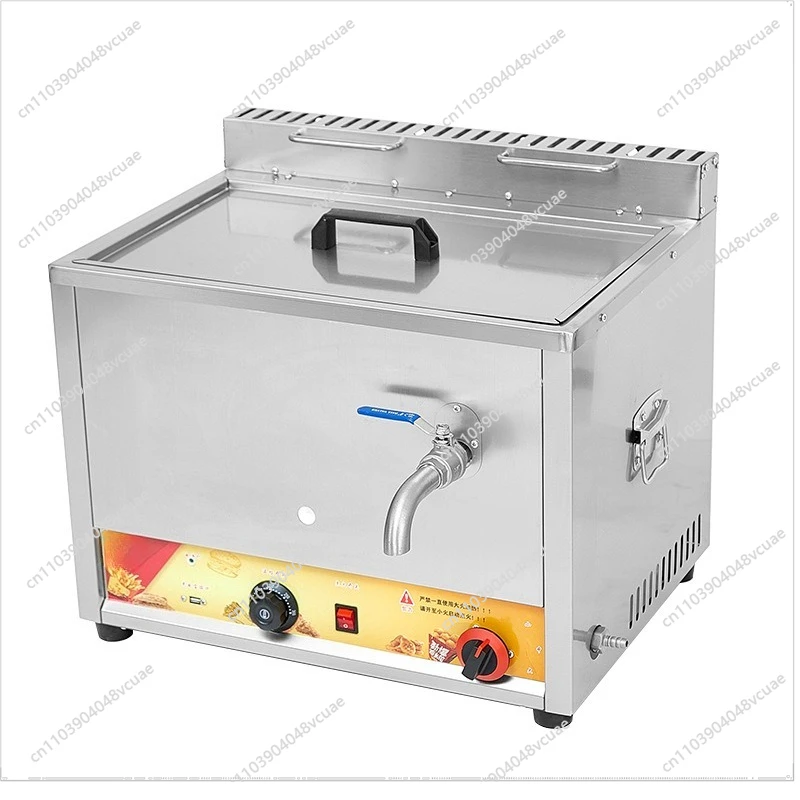 For Automatic Thermostatic Fryer Commercial Gas Frying Sticks Chicken Steak Oven Thickened Stainless Steel Fryer Gas Stall