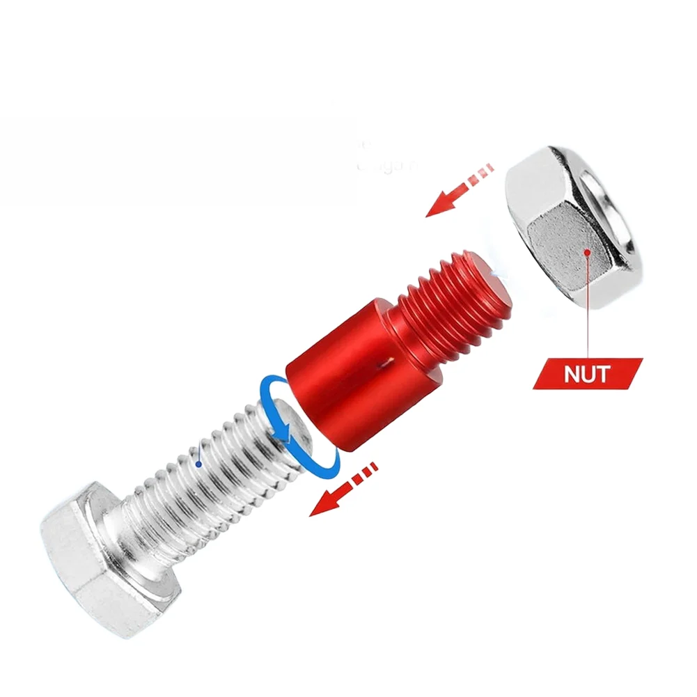 26PCS Thread Gauge Set Metric And Inch Nut Bolt Inspector High Accuracy Aluminum For Fastener Identification Workshop Tool