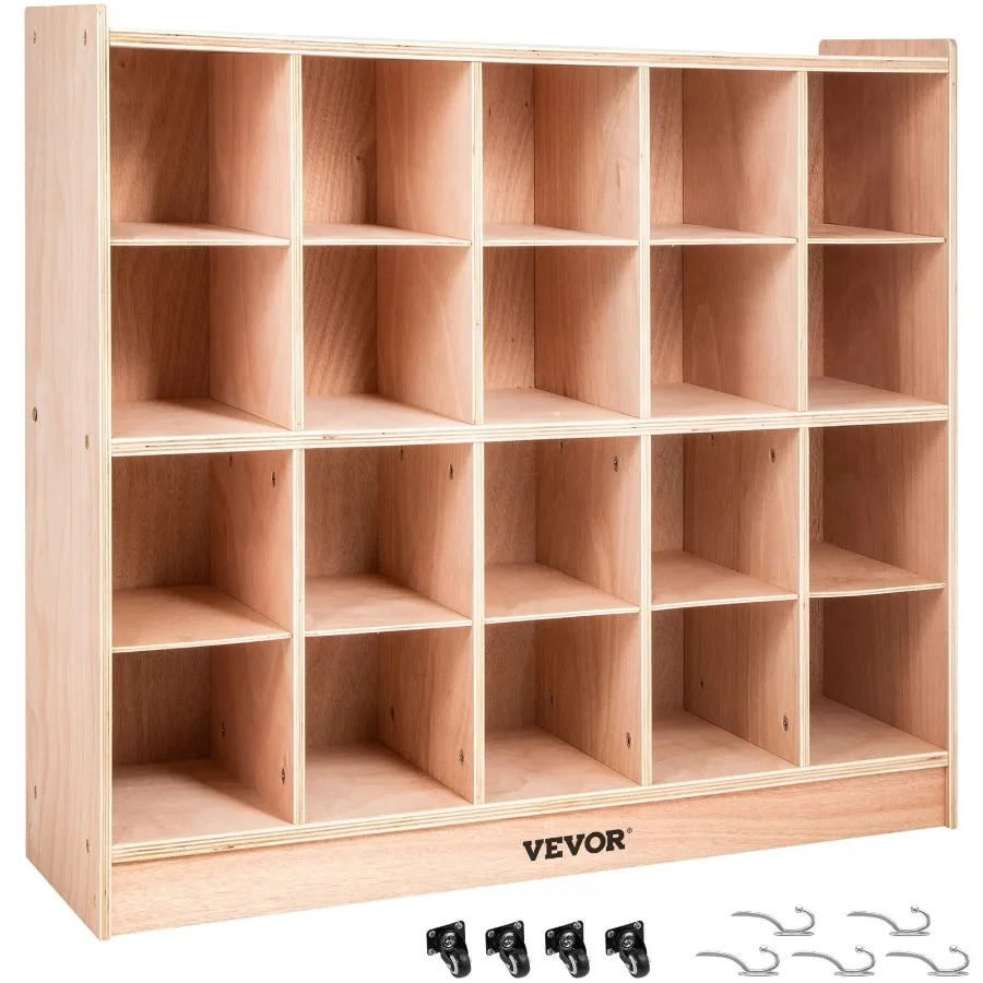 

Cubby Wooden Storage Unit 20 Cubby Storage Unit Classroom 30 Inch High Plywood Wooden Cubbies for Classroom