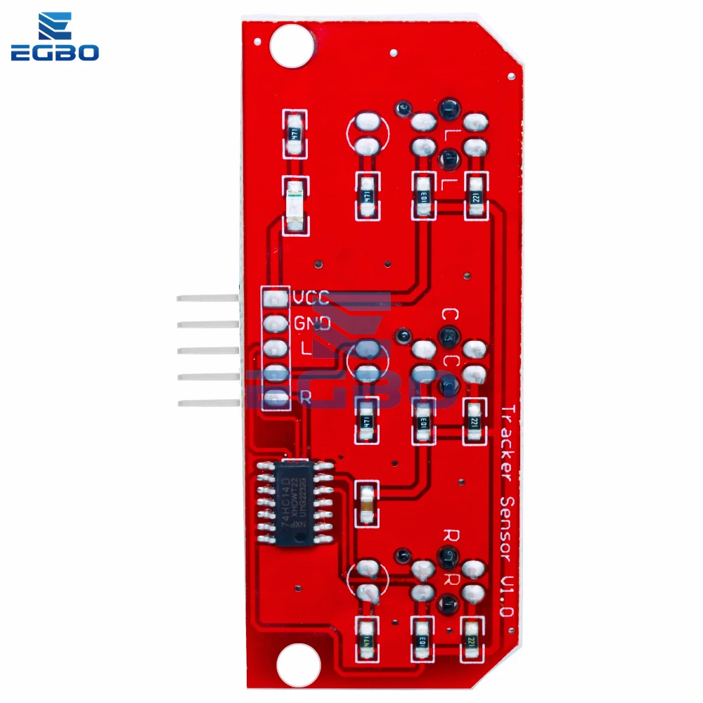وحدة استشعار الأشعة تحت الحمراء TCRT5000 ذات 3 قنوات: تتبع عاكس بالأشعة تحت الحمراء - لدورية خط السيارة الروبوتية وتجنب العوائق