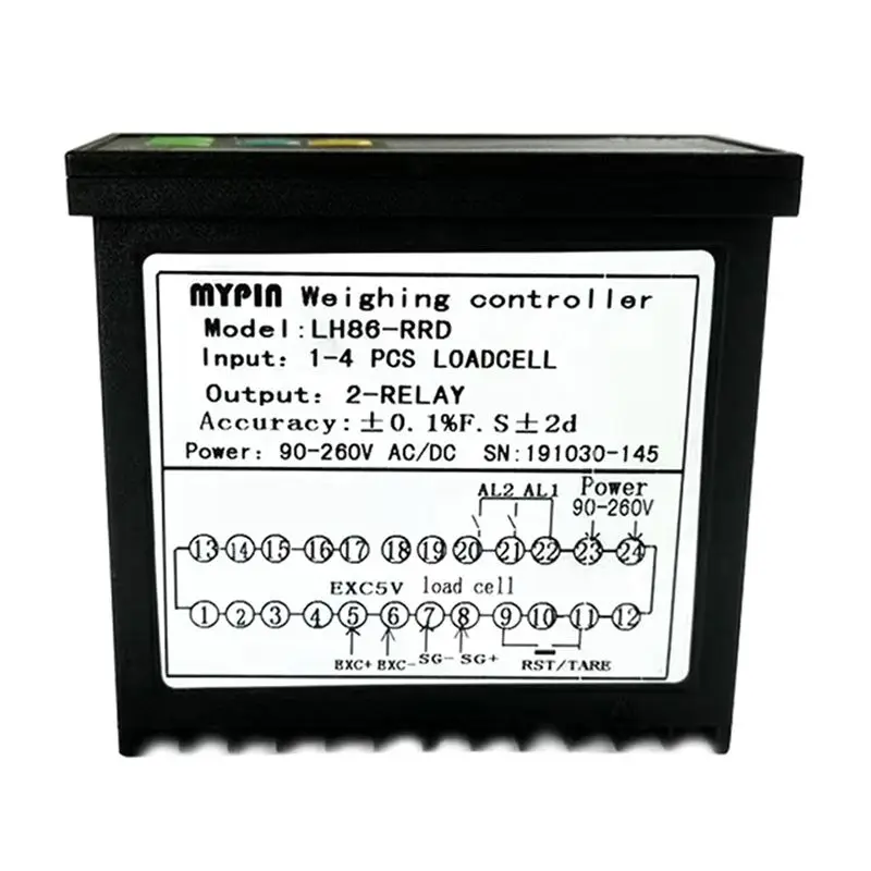 (Top Sale) LH86-IRRD Digital Weighing Controller Meter Filling Control Instrument LED Display Controller 1-4 Load Cell