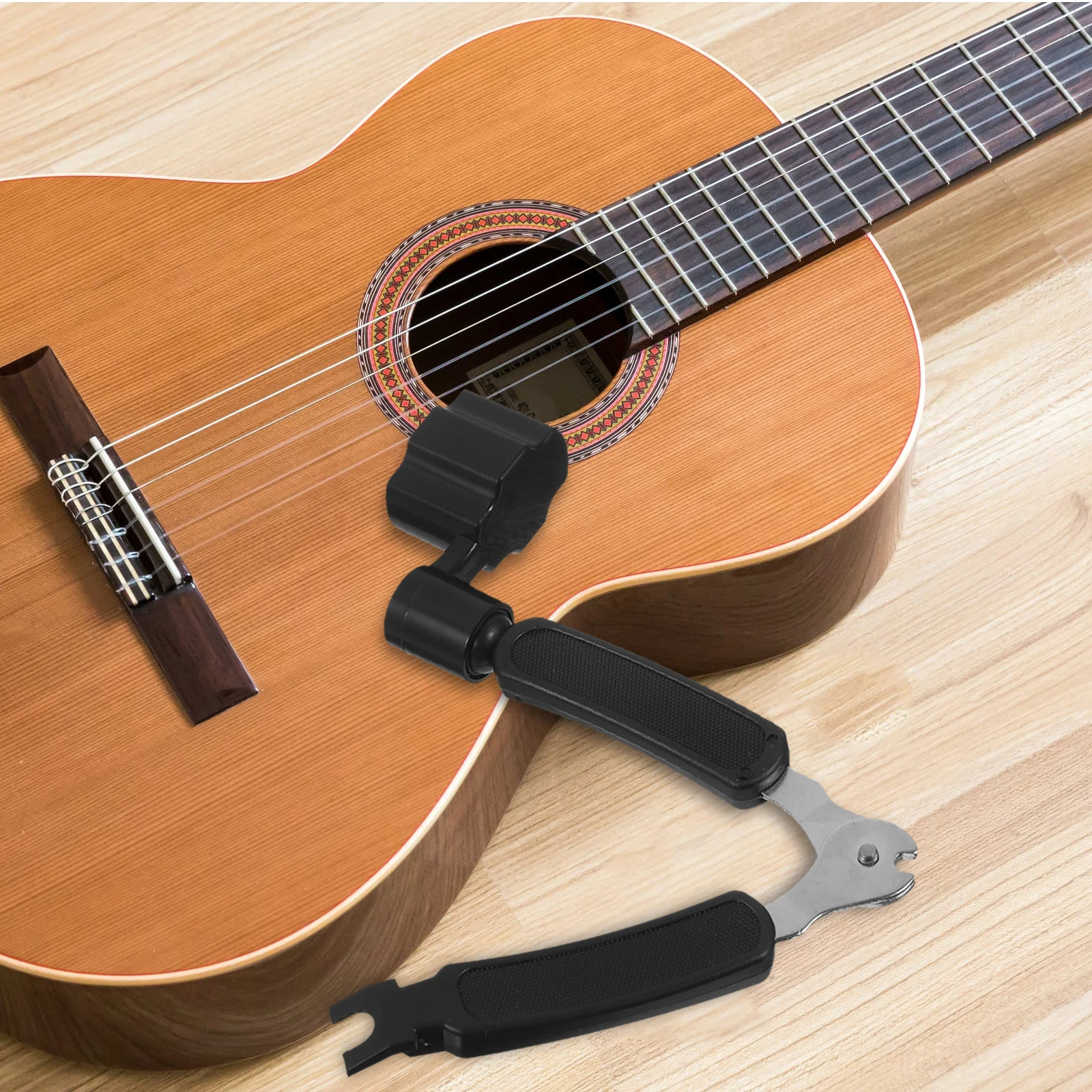 

Acoustic Guitar Replacement Parts String Pillow Tool Kit Disassembler Bridge Pins