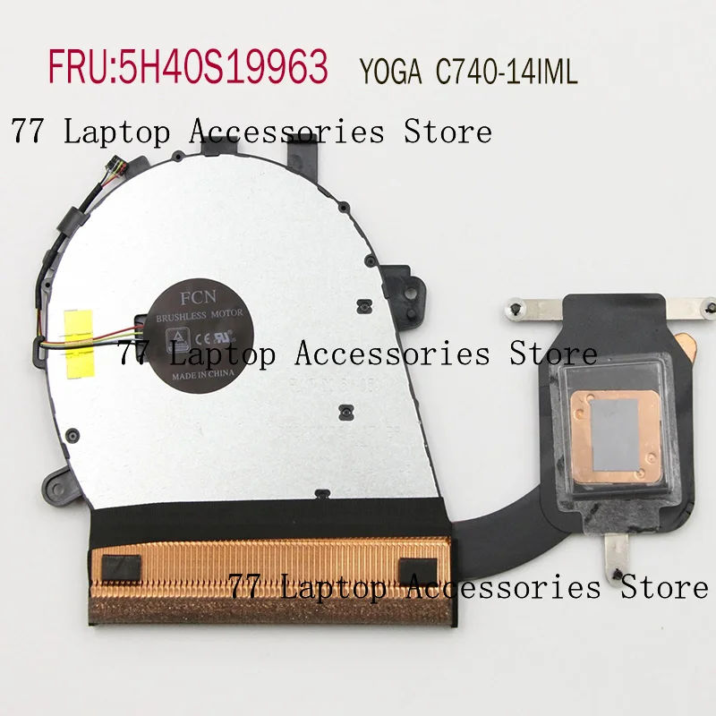 

НОВЫЙ охлаждающий вентилятор для lenovo YOGA C740-14IML, радиатор термомомодуля 5H40S19963
