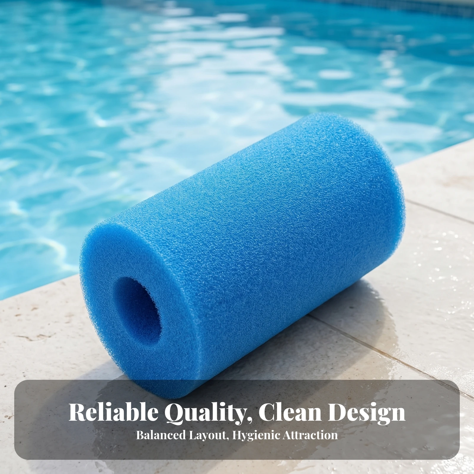 Pool Cleaner Filter Sponge Porous Pool Filter Sponge Central Hole