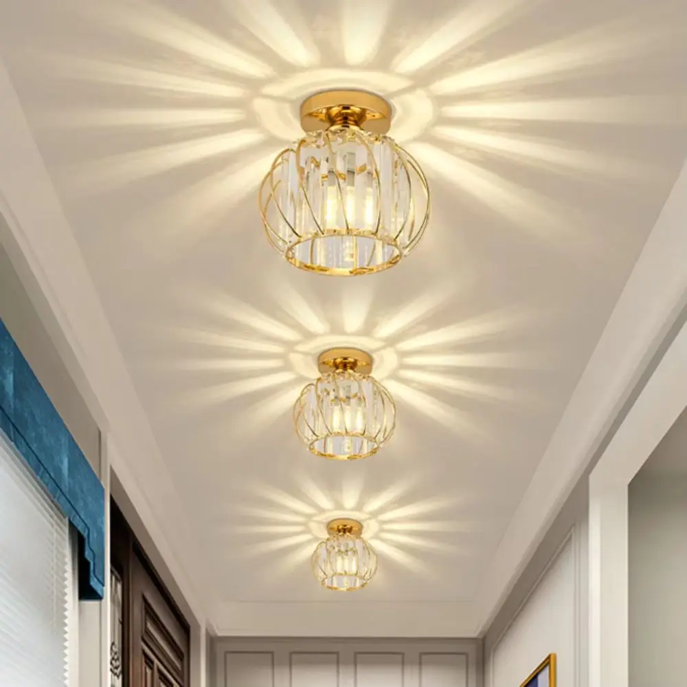 Luxury Crystal Crystal Ceiling Light Channel Track Luxur Track Lighting Fixture Modern Minimalist Ceiling Light Kitchen