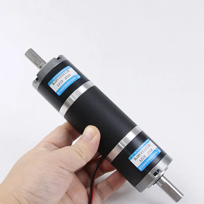 Planetary Gear DC Reduction Motor 42GP-42ZY Dual Shaft Large Torque Adjustable Low speed 12V 24V Small Motor