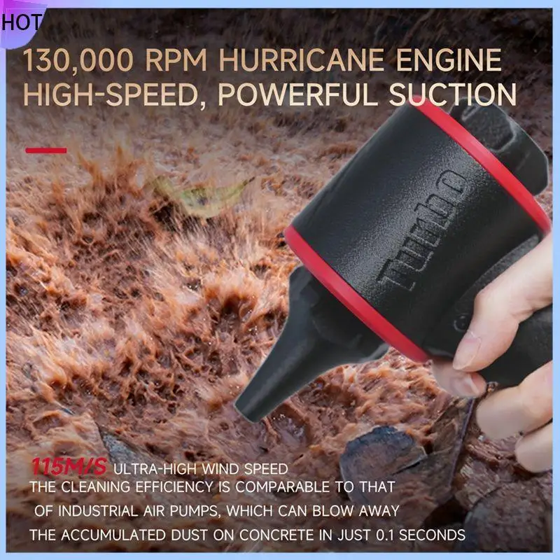 B45C مروحة 130000 دورة في الدقيقة فرش السيارات 28000Pa متعددة الوظائف منفاخ الهواء آلة شفط يده توربينات الهواء المضغوط
