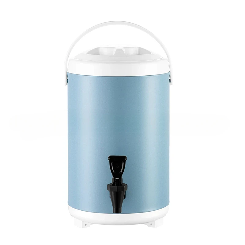 Milk Barrel Stall Commercial Large Capacity 10 Liters Tea 304 Stainless Steel Insulated Barrel