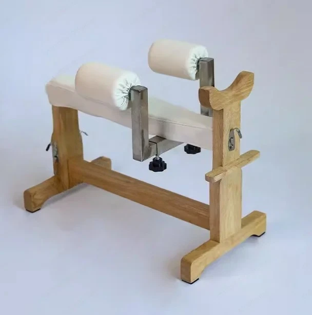 Dog Diagnosis and Treatment Frame Acupuncture Table, Solid Wood Tenon and Mortise Baoding Frame, Pet Binding Injection Table
