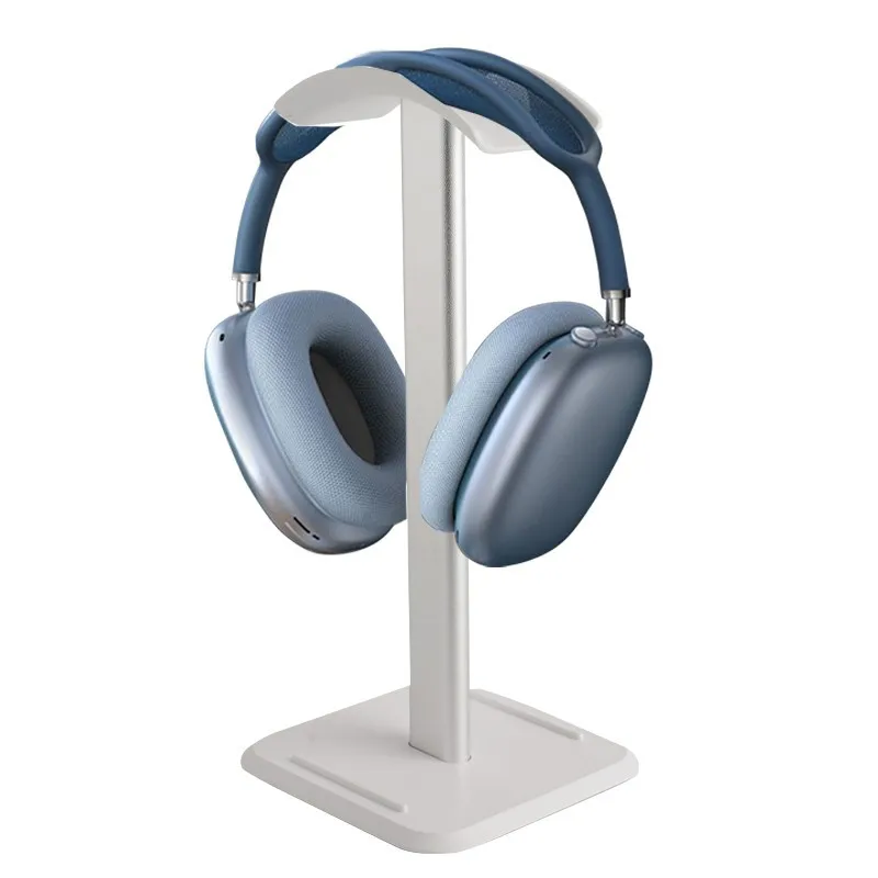 حامل وشماعة رأس من سبائك الألومنيوم مثبتة على الرأس، عالمية لمقاهي الإنترنت وألعاب الكمبيوتر وسماعات الرأس وموزع سطح المكتب