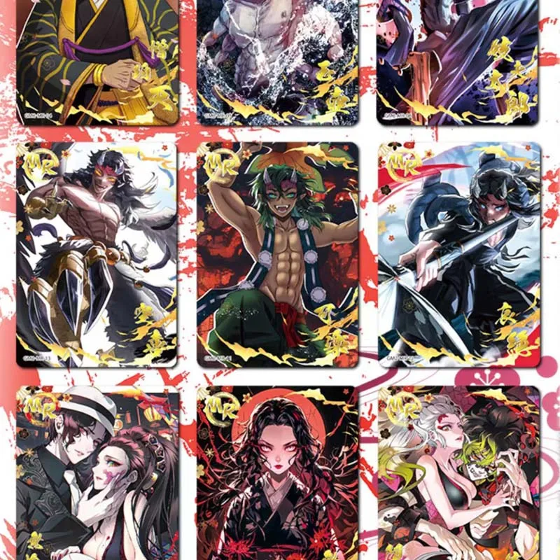 Wholesales Demon Slayer Collection Cards Booster Box DQ Cultural Creativity PIECE OF TIME 2th 1Case Playing Cards