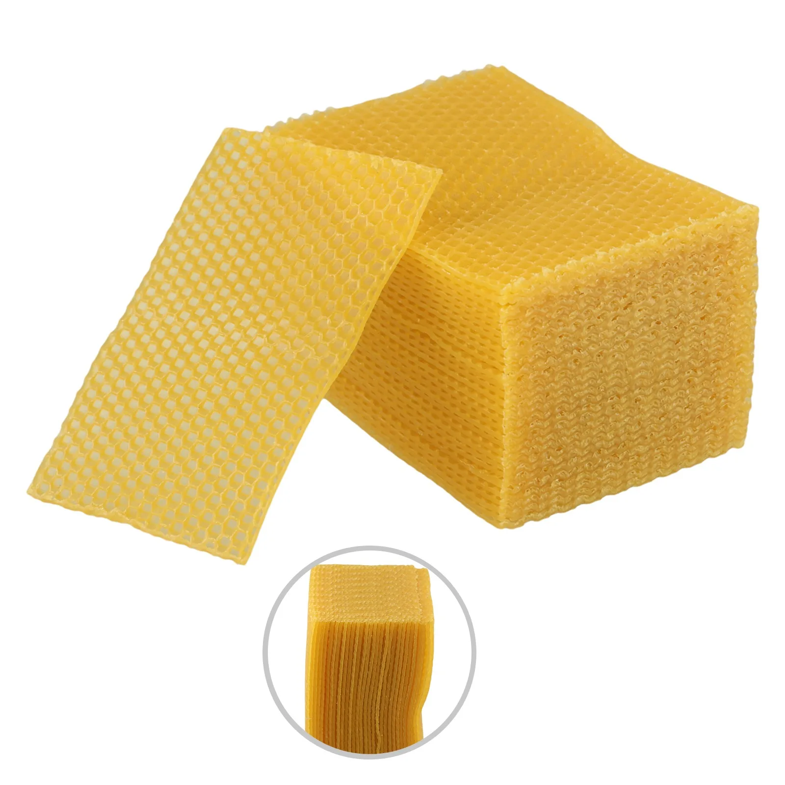 Beeswax Sheets for Beehive Foundation 30Pc Pack for Crafting and Candle Making Essential Supplies for Beekeepers