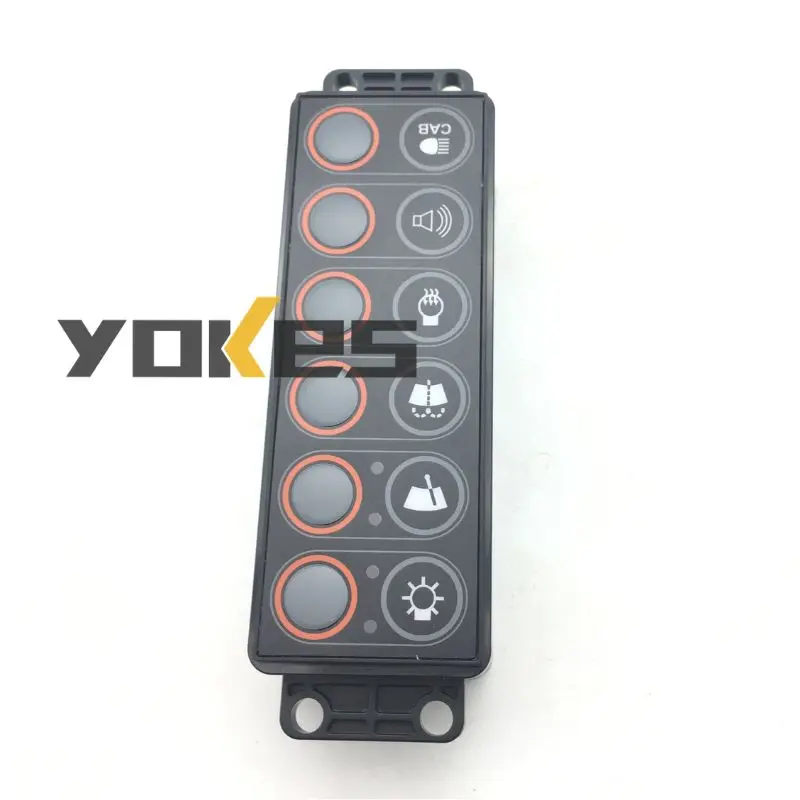 21Q6-30601 R200-9 R220-9 Headlight Wiper Controller Switch Panel for R300-9 R215-9 R225LC-9 Hyundai Parts Excavator Accessories