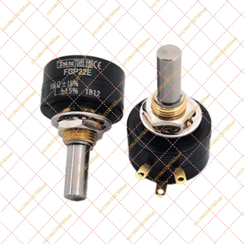 Single Coil Potentiometer FCP22E, 1K 2K 5K 10K Single Turn Potentiometer 1Pcs