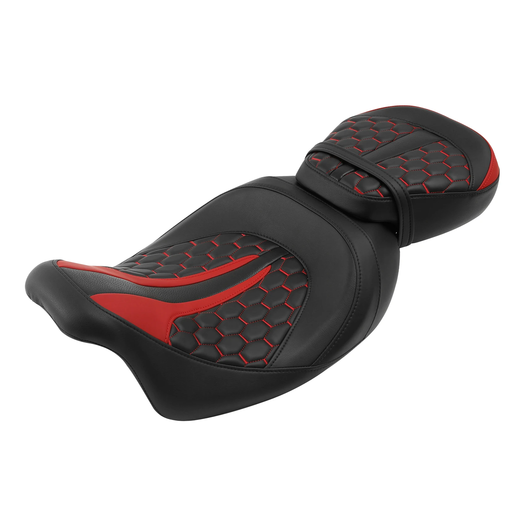 Motorcycle Driver & Passenger Seat Fit For  Touring Street Glide Road Glide Road King Electra Glide 2009-2023
