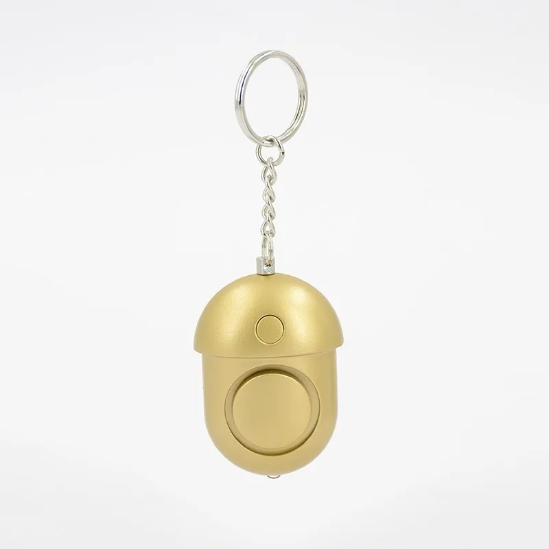 Pine Cone Shaped Half Pull Personal Safety Alarm Buzzer Portable Self Defense Security Device for Women Daily Outdoor Protection