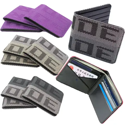 दुल्हन कपड़े बटुआ रेसिंग कैनवास बटुआ पुरुषों JDM शैली दुल्हन कार कुंजी मामले यूनिवर्सल बटुआ क्रेडिट कार्ड धारक ऑटो सजावट 6 best sales दुल्हन की दौड़ - №2