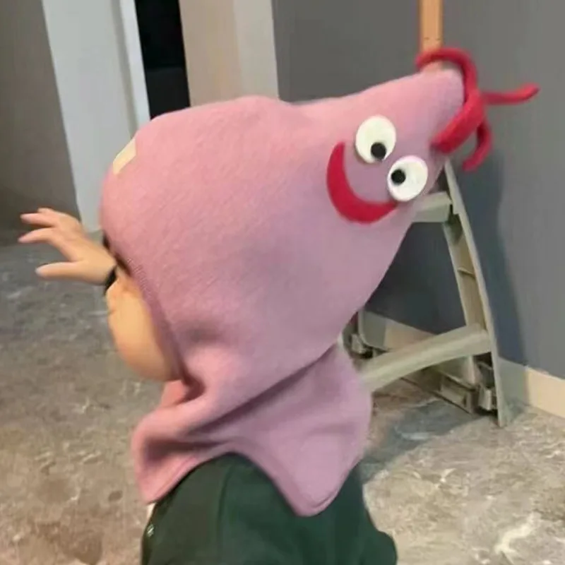 Baby-kipvormige hoed Zachte, huidvriendelijke unisex warme wintermuts voor peuters Nieuwe herfst-winterstijl Gezellige oorbedekkende hoed