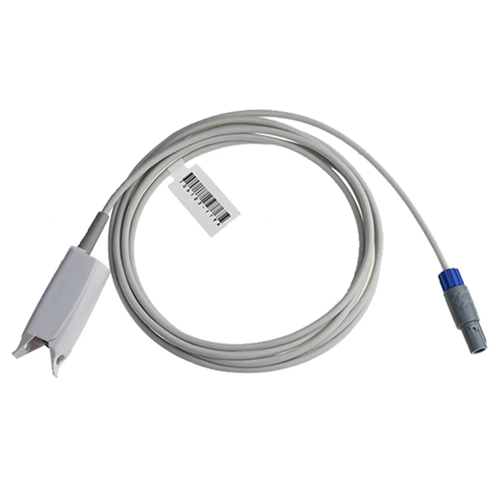 Compatible Biolight M6 M12 M66 69 Monitor Single Slot 5Pin Digital SPO2 Hard Finger Clip Pulse Oximetry Sensor