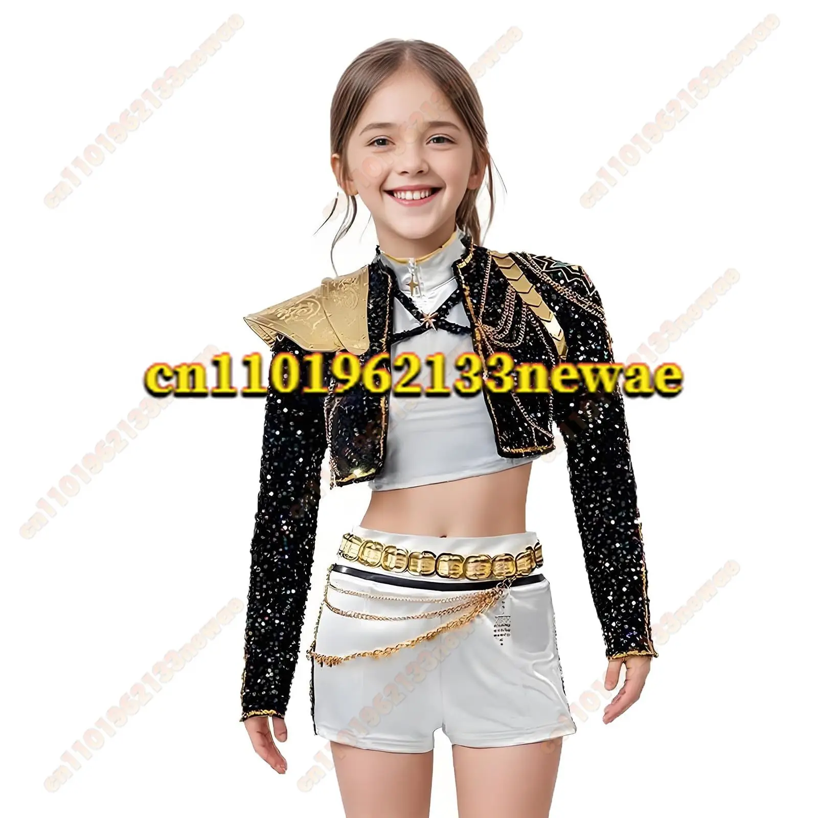 Stroje Cosplay Demon Hunters dla Dzieci, Kostiumy dla Dziewczynek Zoey Mira Rumi, Fantazyjne Stroje do Odgrywania Ról, Kpop Halloween Karnawałowe Przebrania