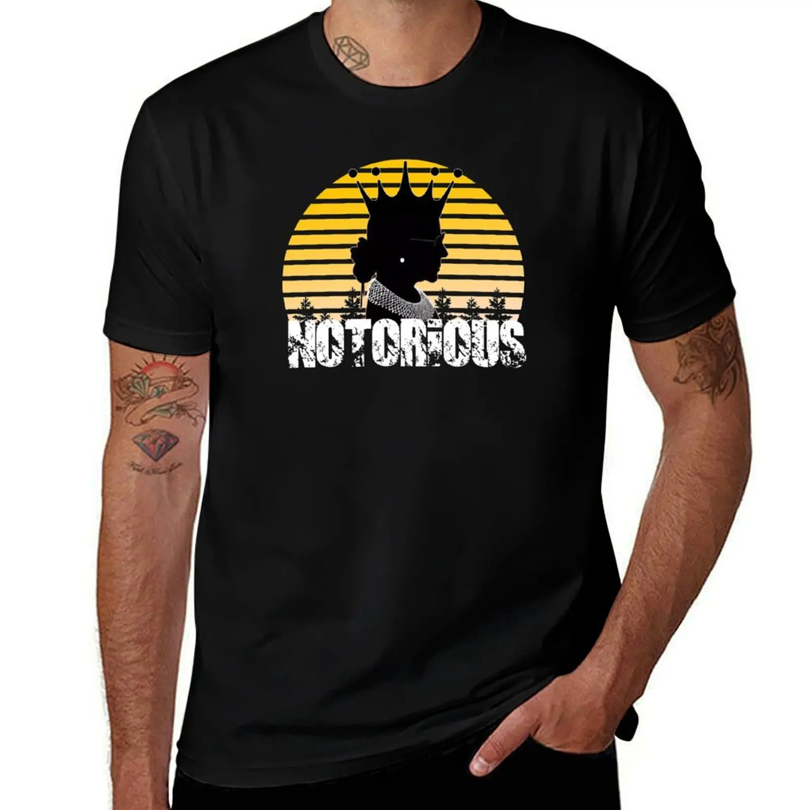 

RBG notorious T-Shirt t shirt men 100% cotton luxury brand t shirt man casual T-Shirt
