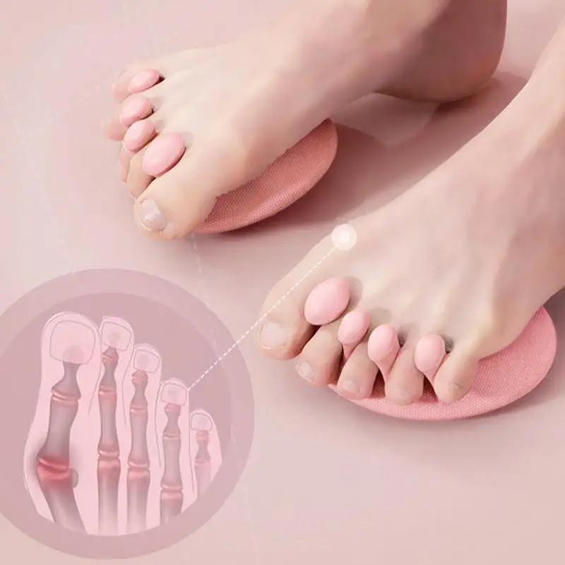 

Toes Separators 2PCS Silicone Toe Valgus Exerciser Toe Corrector Trainer Soft For Comfort Corrector Exerciser For Men Women