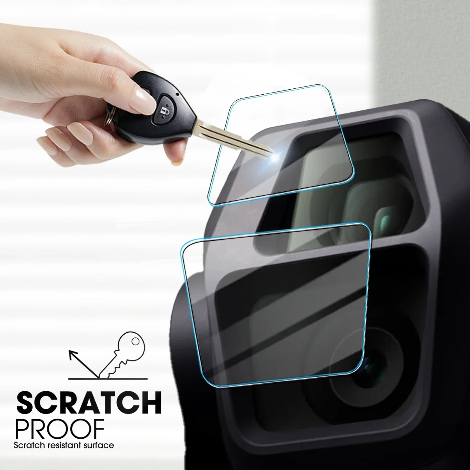 9H الزجاج ل DJI AIR 3S HD Gimbal عدسة حامي الغبار بصمة كاميرا فيلم المقسى ل DJI Air3S ملحقات طائرة بدون طيار 2025 #4