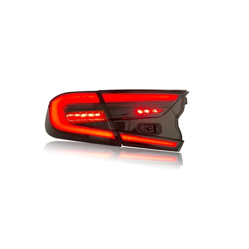 Conjunto de lámpara trasera LED para coche, luces traseras modificadas, dinámicas, para Honda 10th Accord 2018-2022