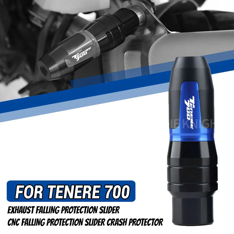 For TENERE700 Tenere 700 2019 2020 2021 2022 Motorcycle Accessories Falling protection Exhaust Slider Crash pad slider