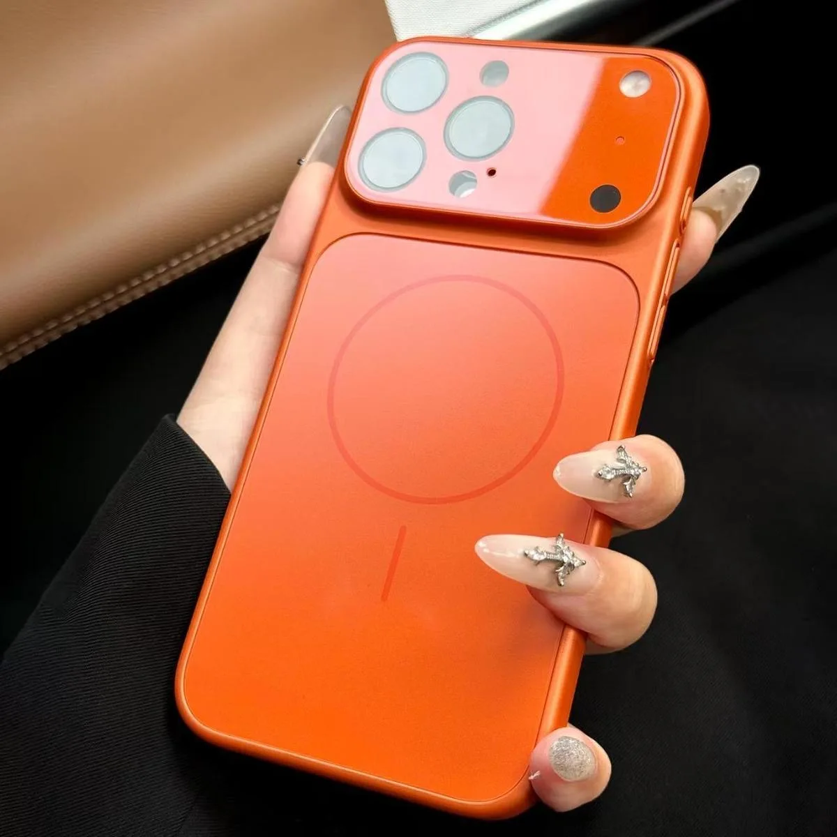 

Original Glass Nano Matte Case For iPhone 17 Pro Max 16 15 14 13 12 11 17 Pro Magnetic for Magsafe Wireless Charging Armor Funda