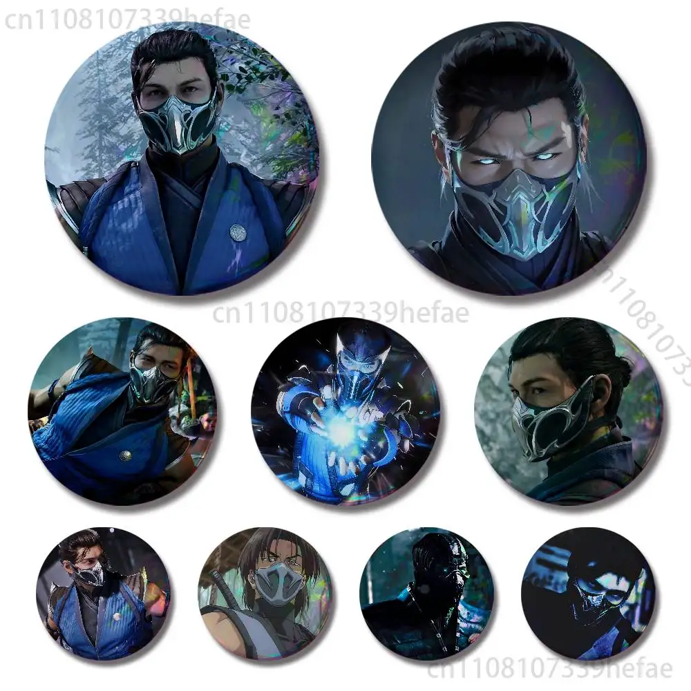 

Game M-MK Sub Z-Zero Insignia Badge Case For Decoration 44mm 32mm 58mm Round Tinplate Pin Brooch Gift