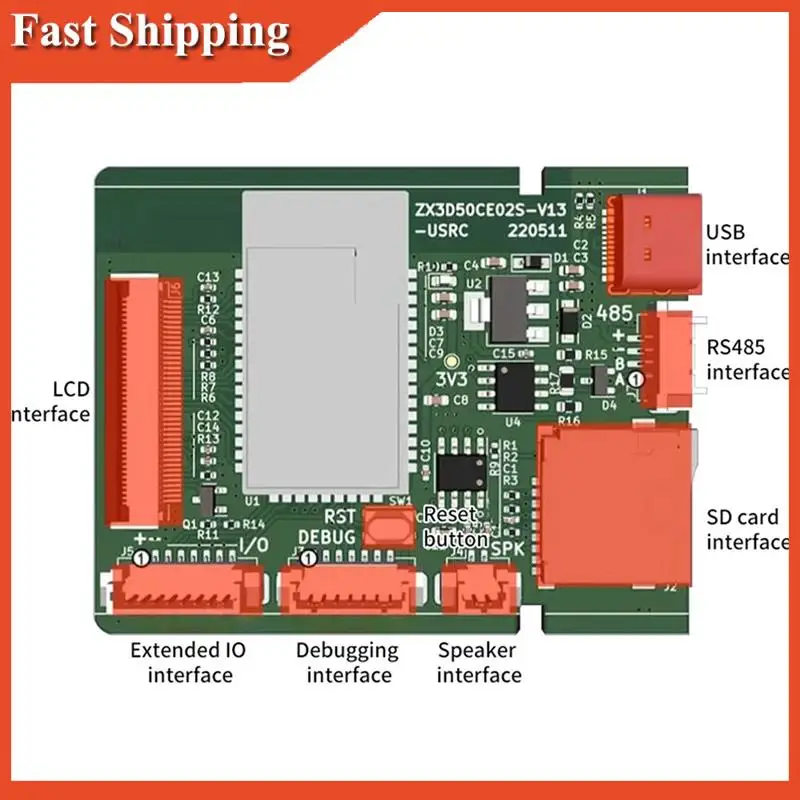 Efficiente scheda di sviluppo ESP32-S3 da 3,5 pollici - WT32-SC01 PLUS con schermo LCD multi-touch capacitivo 320X480 Bluetooth integrato