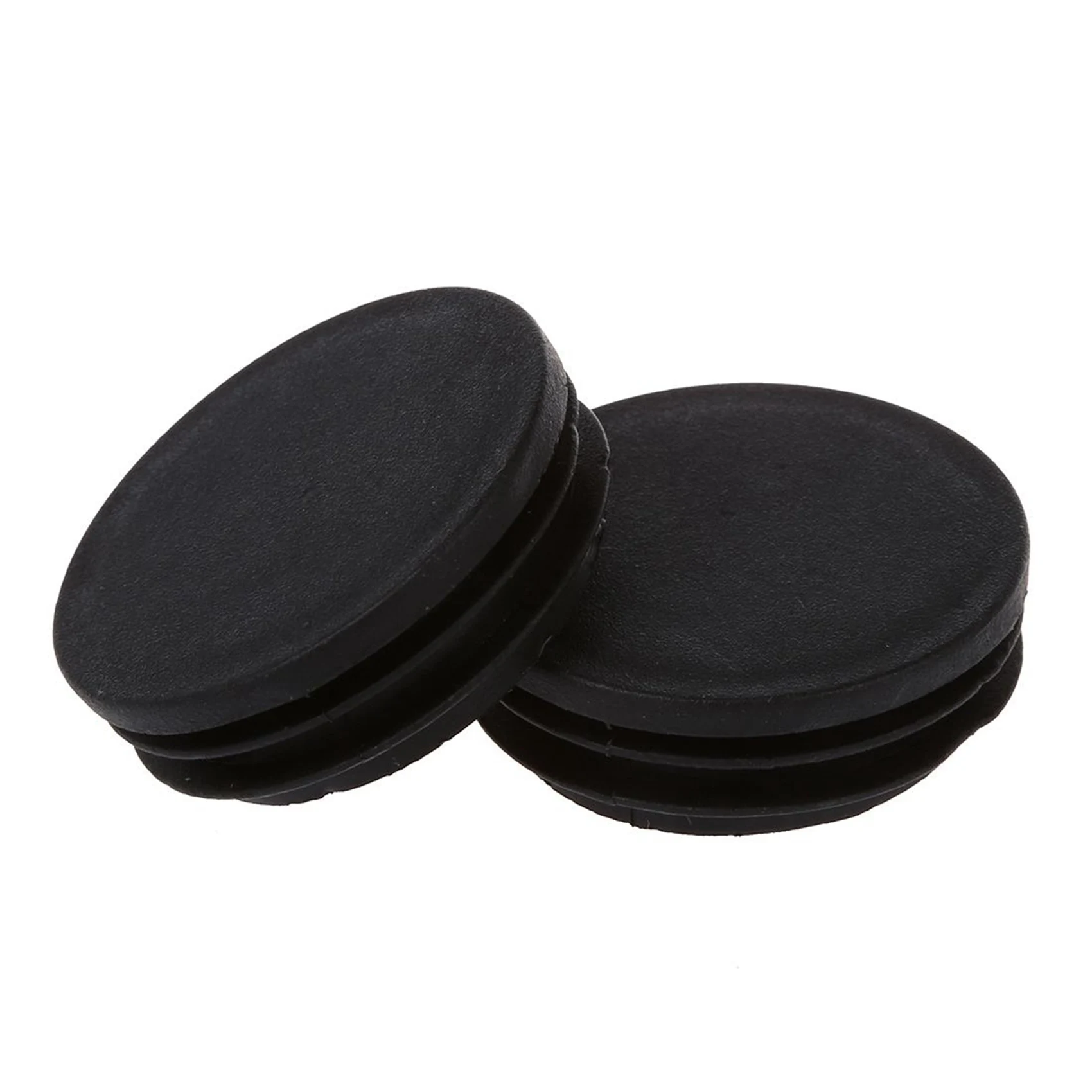 AB47-18 X Copri tappi per inserti per tubi tondi in plastica nera da 50 mm di diametro