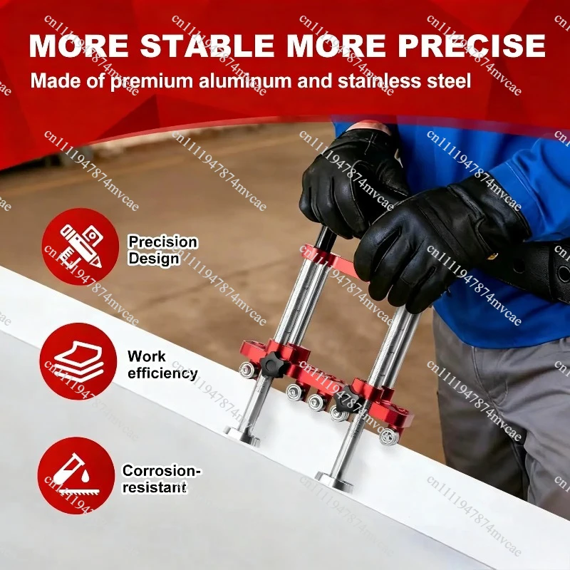 2-Station Metal Sheet Bending Roller, Roofing Tool with Folding & Hemming Functions, Portable Hand Operated