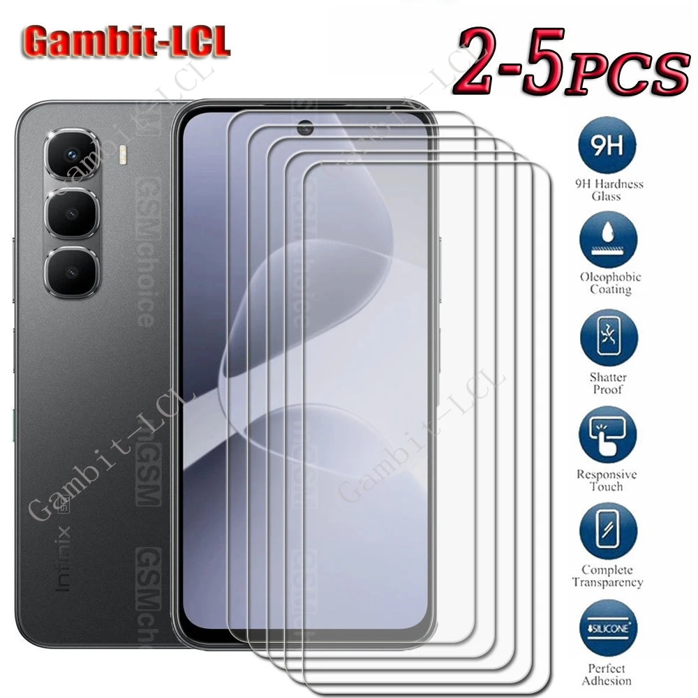 2-5PCS 9H HD Tempered Glass For Infinix Hot 60 5G 6.7