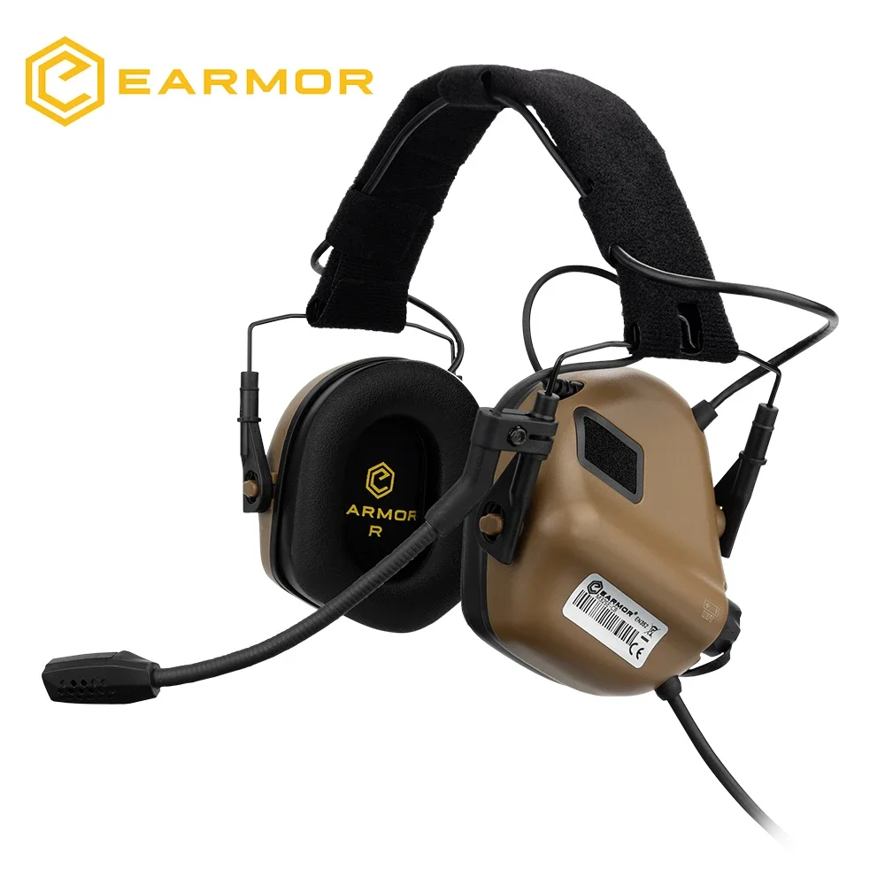 EARMOR Helmet Headphones M32 SE Shooting Earmuffs with M16A Helmet Adapter, Compatible with FAST Helmets Wendy M-LOK ARC Helmets image 3