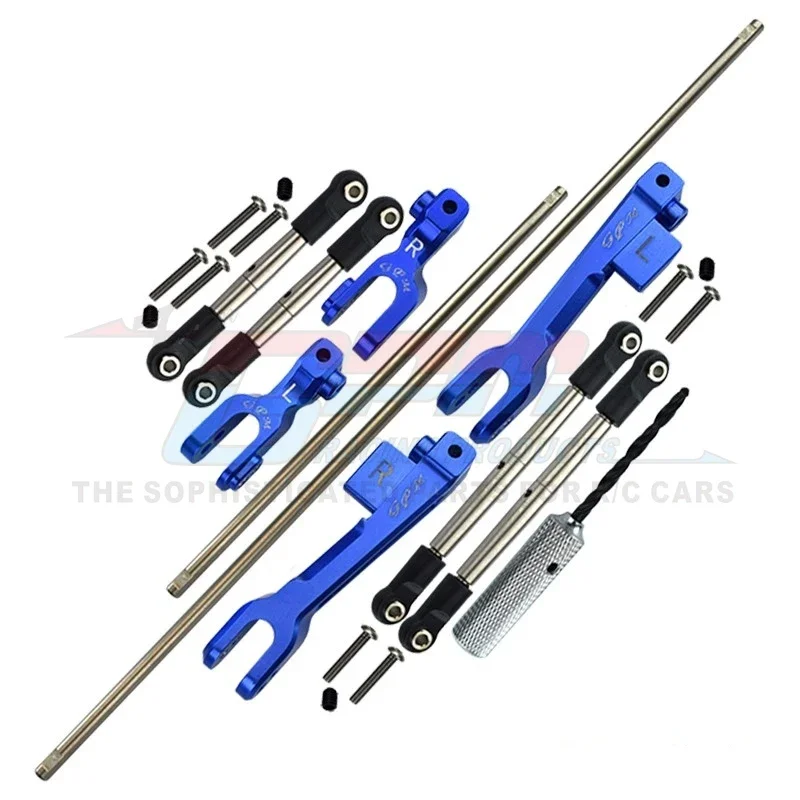GPM Metalen Voor Achter Sway Bars Linkage Trekstang 8596 + 8597 + 8598 voor Traxxas 1/7 UDR Onbeperkt Desert Racer 85076-4 85086-4