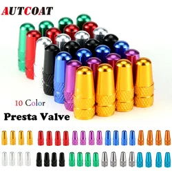 4Pcs/Set Aluminum Alloy Road MTB Track Racing Bike Tube Tyre Bicycle Tire Wheel French Valve cap Presta AIR Valve Caps