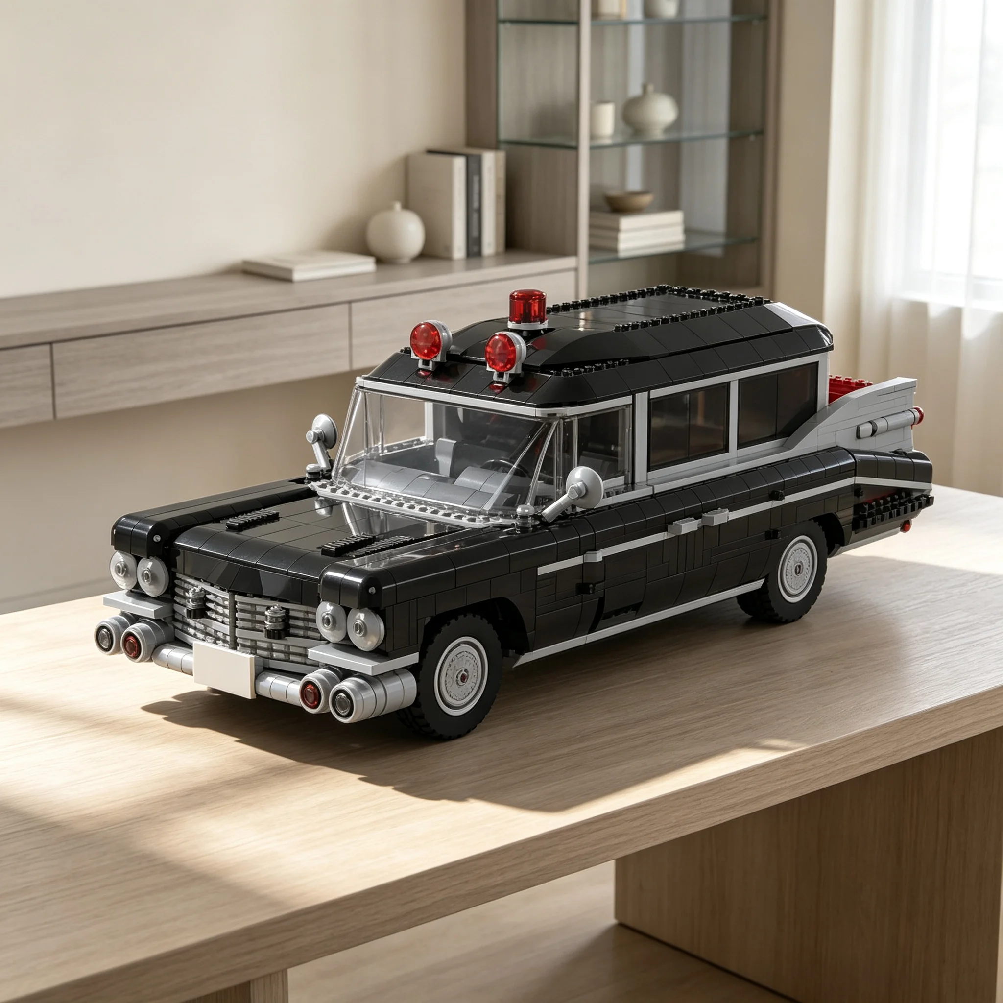 1921pcs MOC Creator Expert Cadillaced Miller-Meteor Model Christmas Gift Home Decor Desk Display For Adults Art