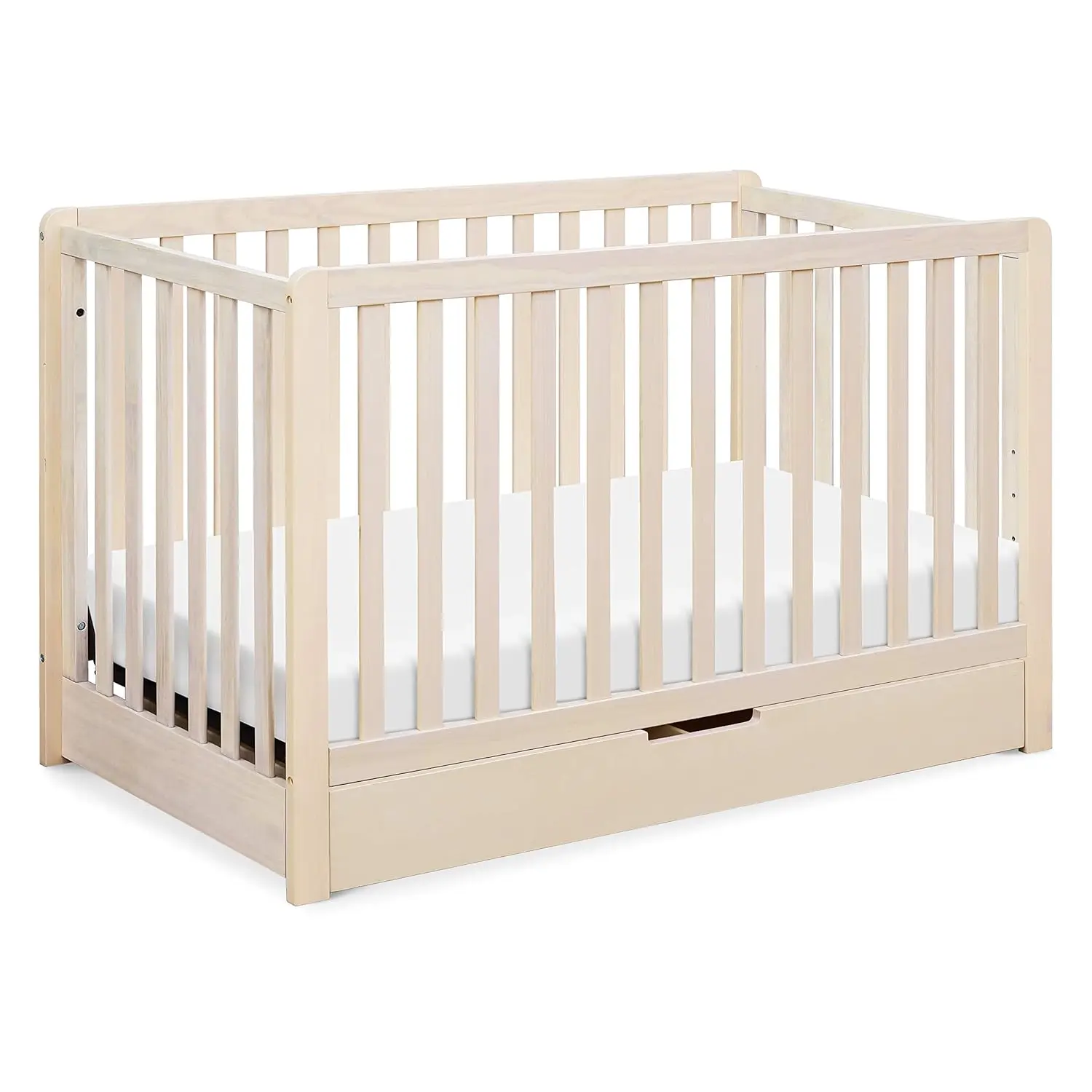 

Carter's by DaVinci Colby 4-in-1 Convertible Crib with Trundle Drawer in Washed Natural, Greenguard Gold Certified, Undercrib St