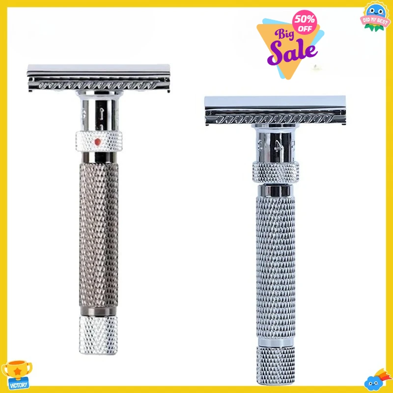 

Yaqi Razor мужская регулируемая хромированная безопасная бритва Final Cut для мужчин, высококачественная модная бритва для бритья бороды, новинка