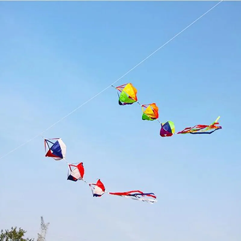 Calcetines de viento para pipa grande, espectáculo volador, colas de pipa, pipa inflable, acrobacias voladoras, correa para la muñeca, línea de mango para pipa wanhe, juegos al aire libre
