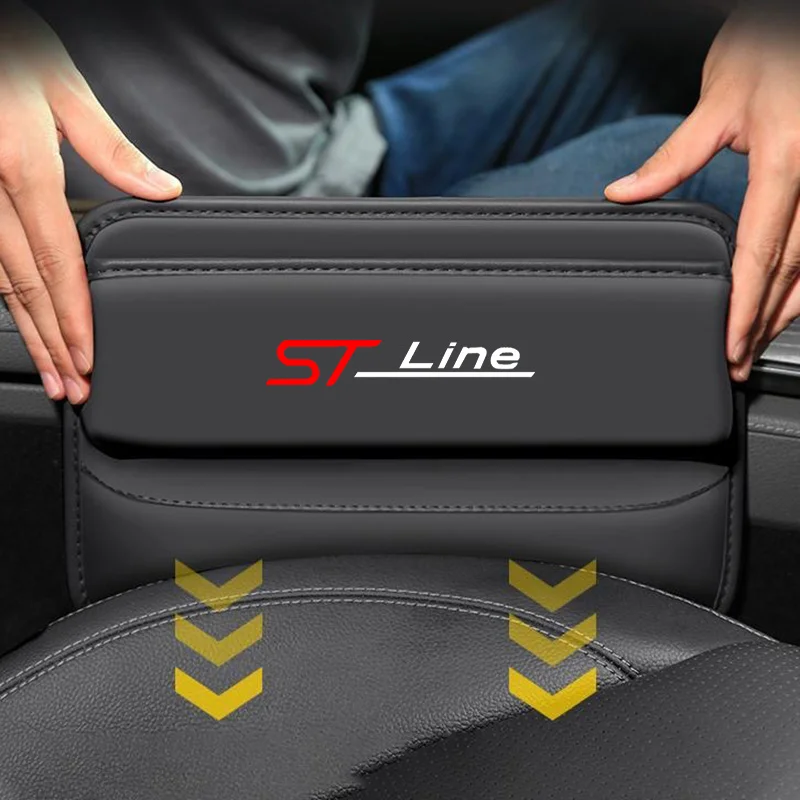 Car Special Seat Crevice Storage Box Seat Slit Catcher Organizer for  ford ST LINE stline kuga fiesta car accessories interior