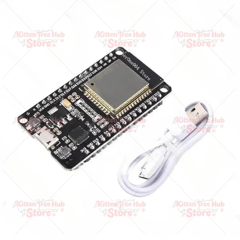 DRSAT ESP-WROOM-32 ESSP132 ESSP1D Development Board 2.4GHz Dual-Mode WiFi + Bluetooth Dual Cores Microcontroller Processor Integ