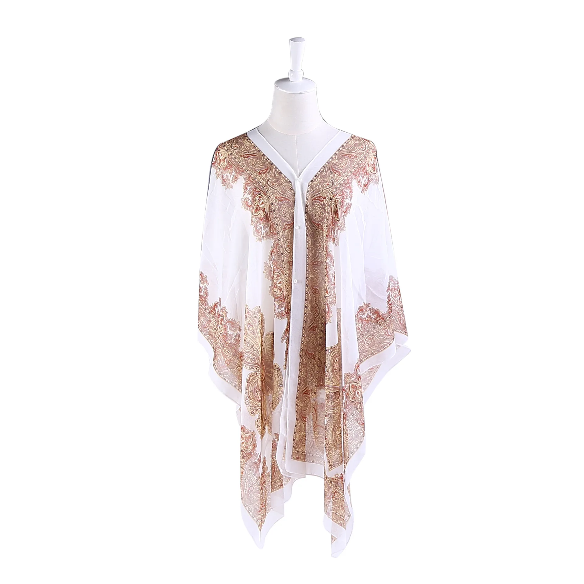 

2022 New Sunscreen Shawl Women Scarf Dual-purpose Imitation Silk Summer Lady Driving Trend Thin Cloak Poncho Capes Khaki