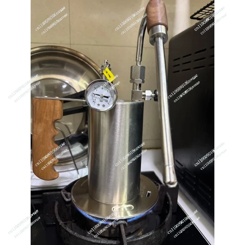 Coffee Latte Hair Milk Foam Machine Stainless Steel Outdoor Camping Steam Milk Foam Machine