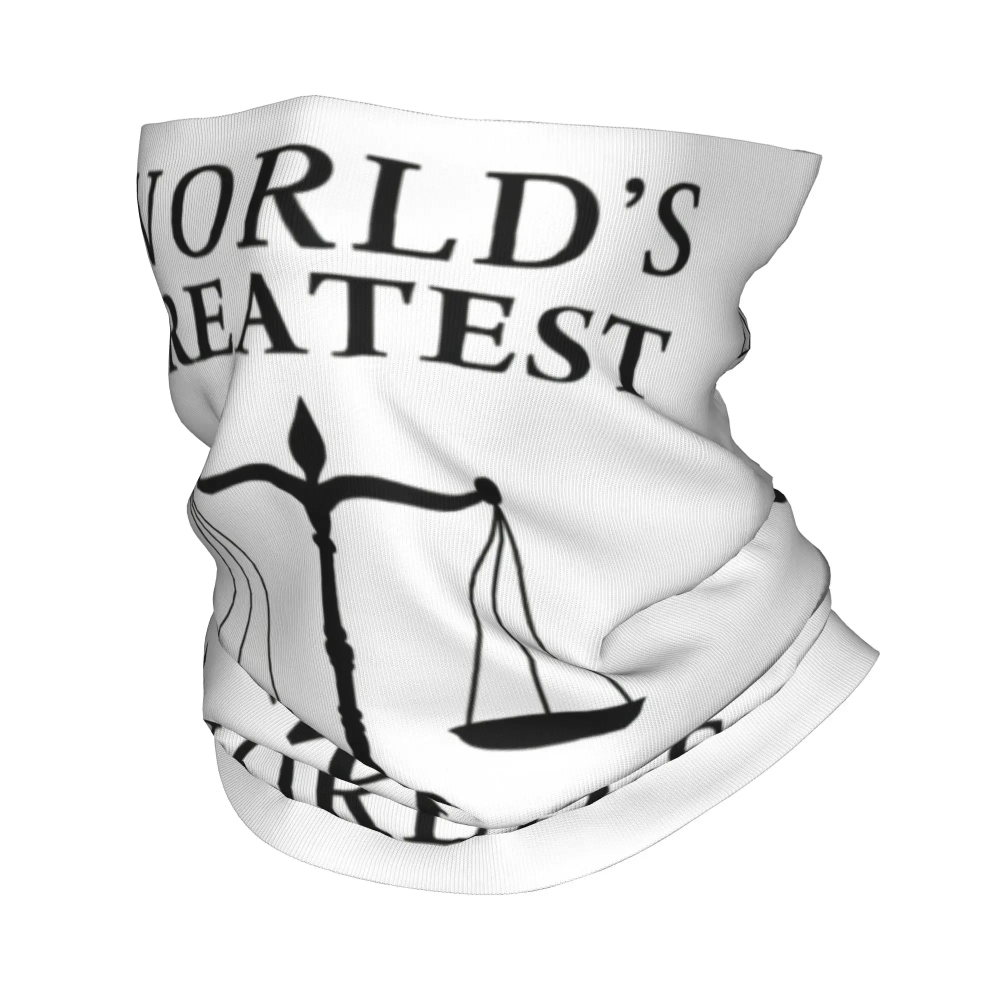 Better Call Saul Worlds Greatest Lawyer Bandana Winter Neck Warmer Women Windproof Wrap Face Scarf for Hiking  Gaiter Headband